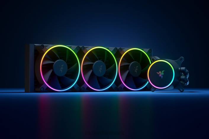 én farve pc komponent 44RF18 hanbo chroma rgb aio væskekøler (argb pumpehætte) Razer