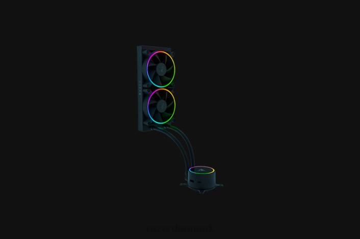 én farve pc komponent 44RF19 hanbo chroma rgb aio væskekøler (argb pumpehætte) Razer