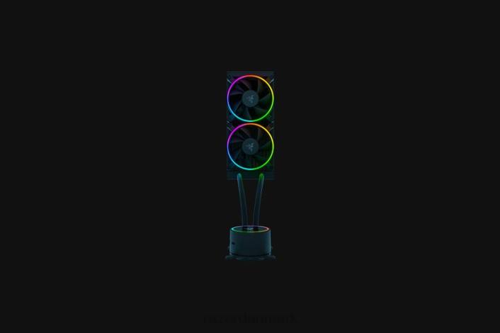 én farve pc komponent 44RF19 hanbo chroma rgb aio væskekøler (argb pumpehætte) Razer