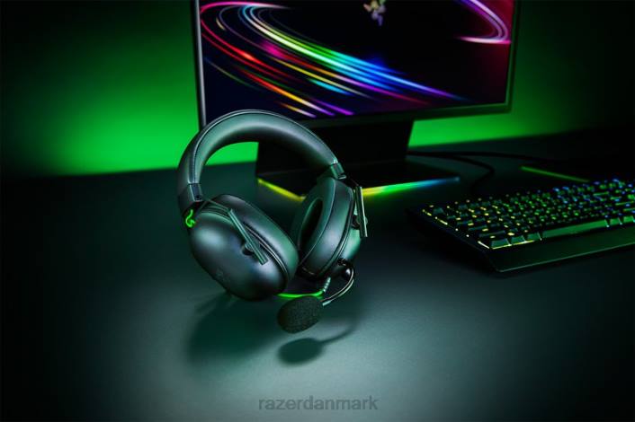 sort gaming lyd 44RF89 blackshark v2 usb Razer