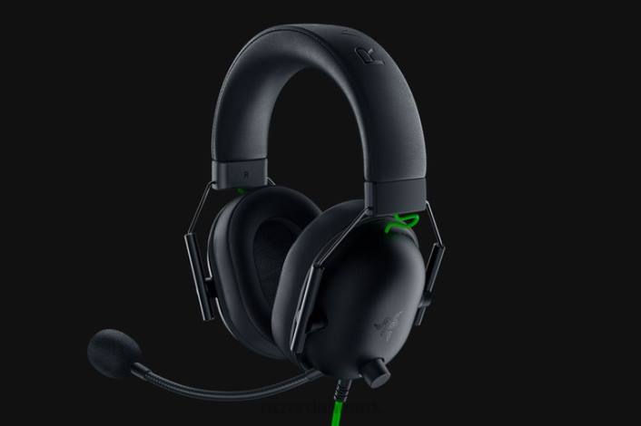 sort gaming lyd 44RF89 blackshark v2 usb Razer