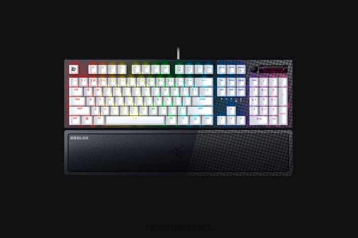 hvid tastatur 44RF59 blackwidow v3 - green switch - us - roblox edition Razer
