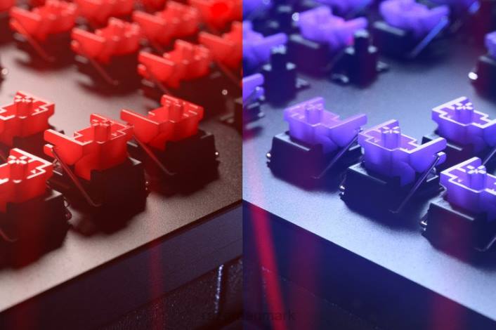 én farve tastatur 44RF69 huntsman v2 - clicky optisk switch - os Razer