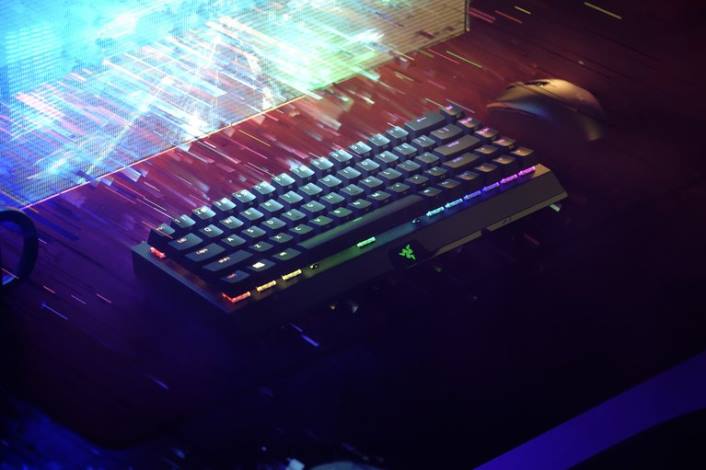 sort tastatur 44RF63 blackwidow v3 mini hyperspeed - gul switch - os Razer