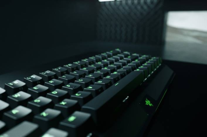 sort tastatur 44RF63 blackwidow v3 mini hyperspeed - gul switch - os Razer