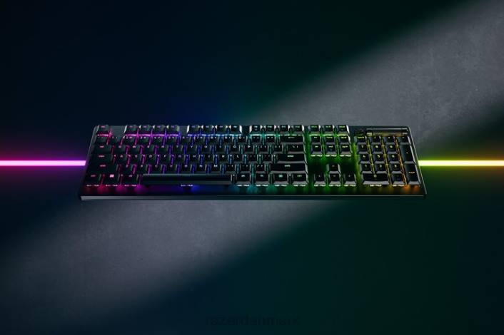 sort tastatur 44RF65 deathstalker v2 pro - lineær optisk switch - us Razer