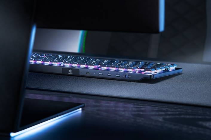 sort tastatur 44RF66 deathstalker v2 pro tenkeyless - clicky optisk switch - os Razer