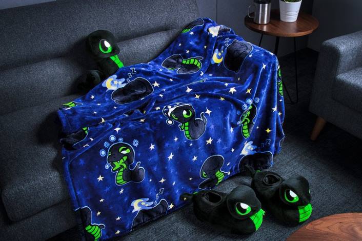 én farve gear 44RF202 sneki snek fleece tæppe Razer