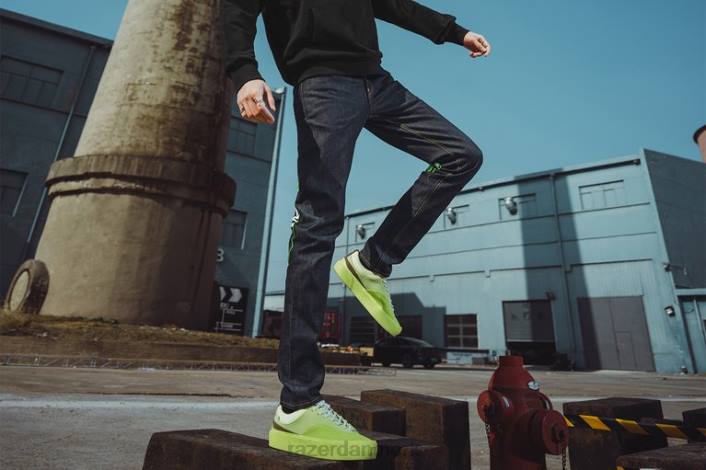 én farve beklædning 44RF192 evisu daicock print med broderi carrot-fit jeans #2017 Razer