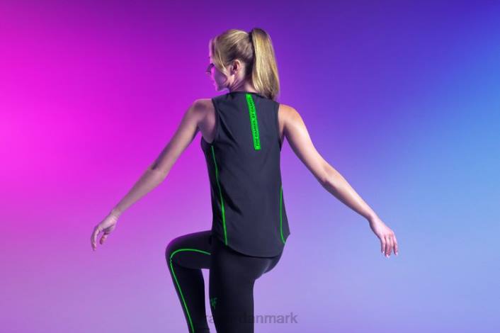én farve beklædning 44RF195 athleisure - instinkt tank top Razer