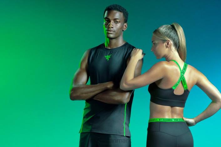 én farve beklædning 44RF196 athleisure - instinkt tank Razer