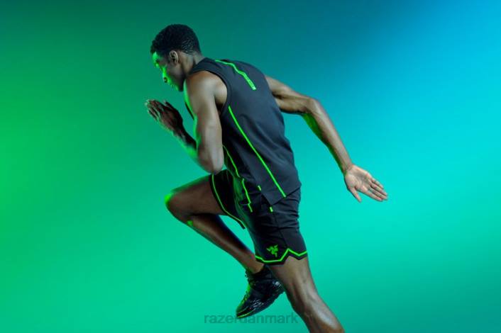 én farve beklædning 44RF198 athleisure - instinkt shorts Razer