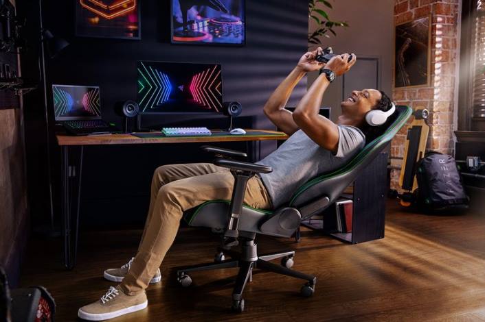 grøn gaming stol 44RF131 enki Razer