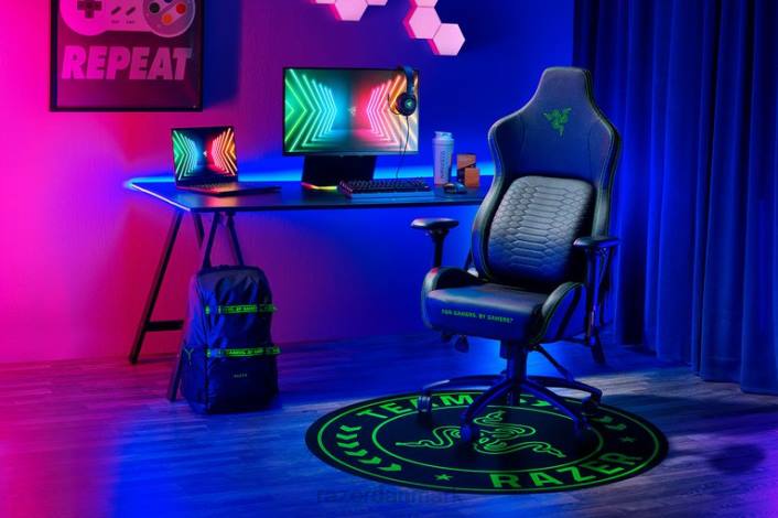 én farve gaming stol 44RF140 hold gulvmåtte Razer