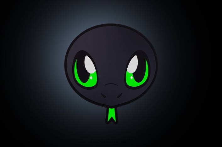 én farve gaming stol 44RF142 sneki snek gulvtæppe Razer