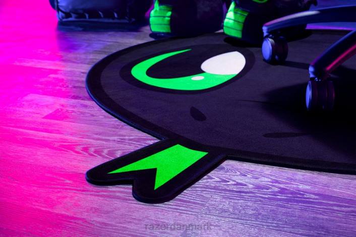 én farve gaming stol 44RF142 sneki snek gulvtæppe Razer